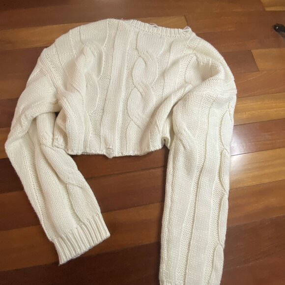 Forever 21 Cropped Oversized Sweater - Picture 8 of 9